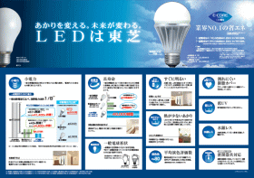 東芝ライテック　E-CORE［イー・コア］LED電球　一般電球形4.1W・6.9W